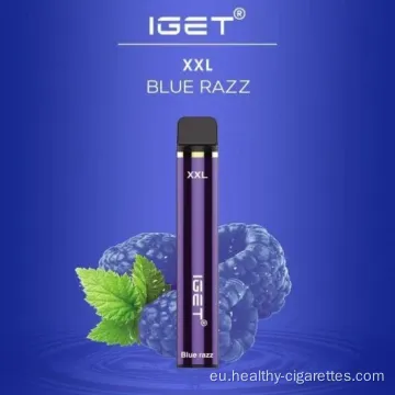 E Zigarette 1800 Puff Elektronikoa botatzeko Vape